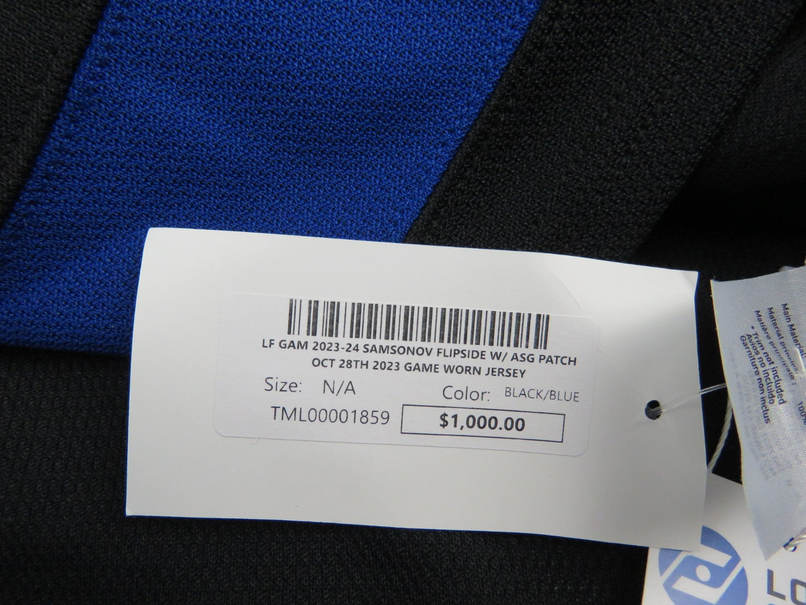 Adidas Toronto Maple Leafs Flipside Next Gen Hockey Game Jersey SAMSONOV Goalie