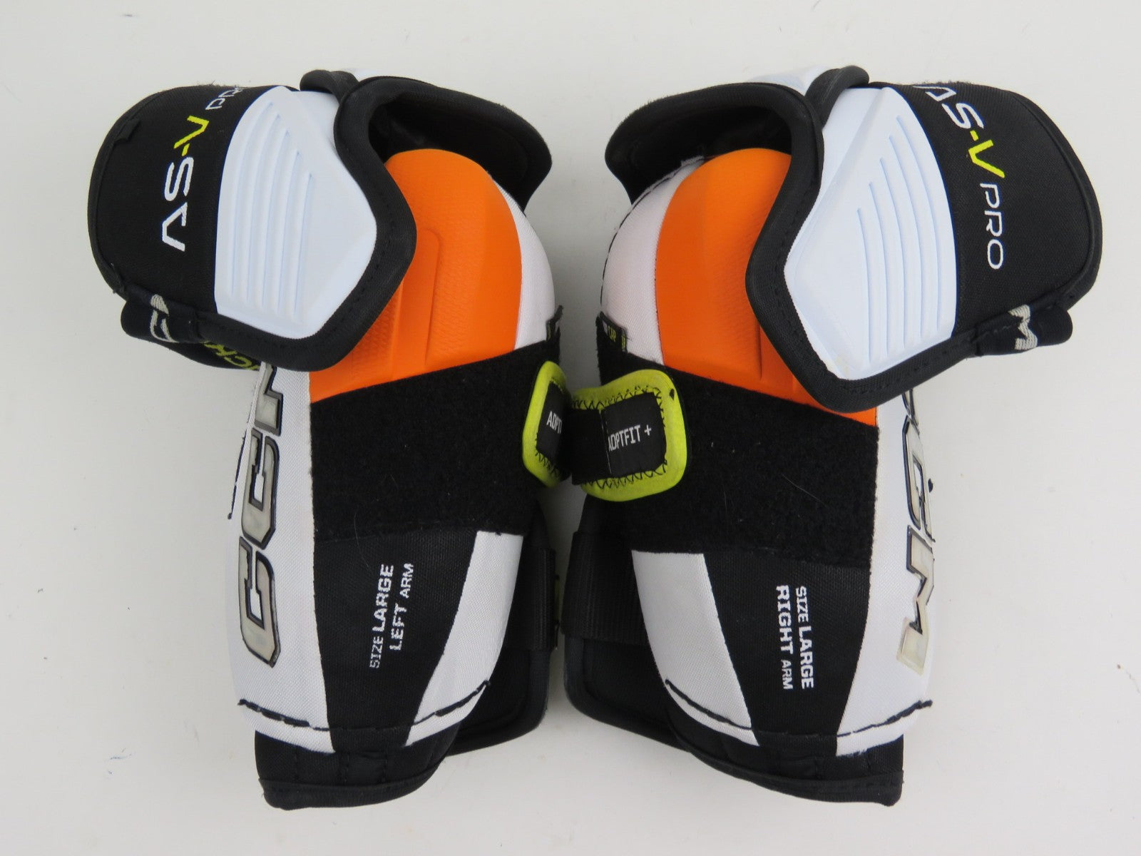 CCM Tacks AS-V PRO NHL Pro Stock Hockey Player Elbow Pads Protective Size Large