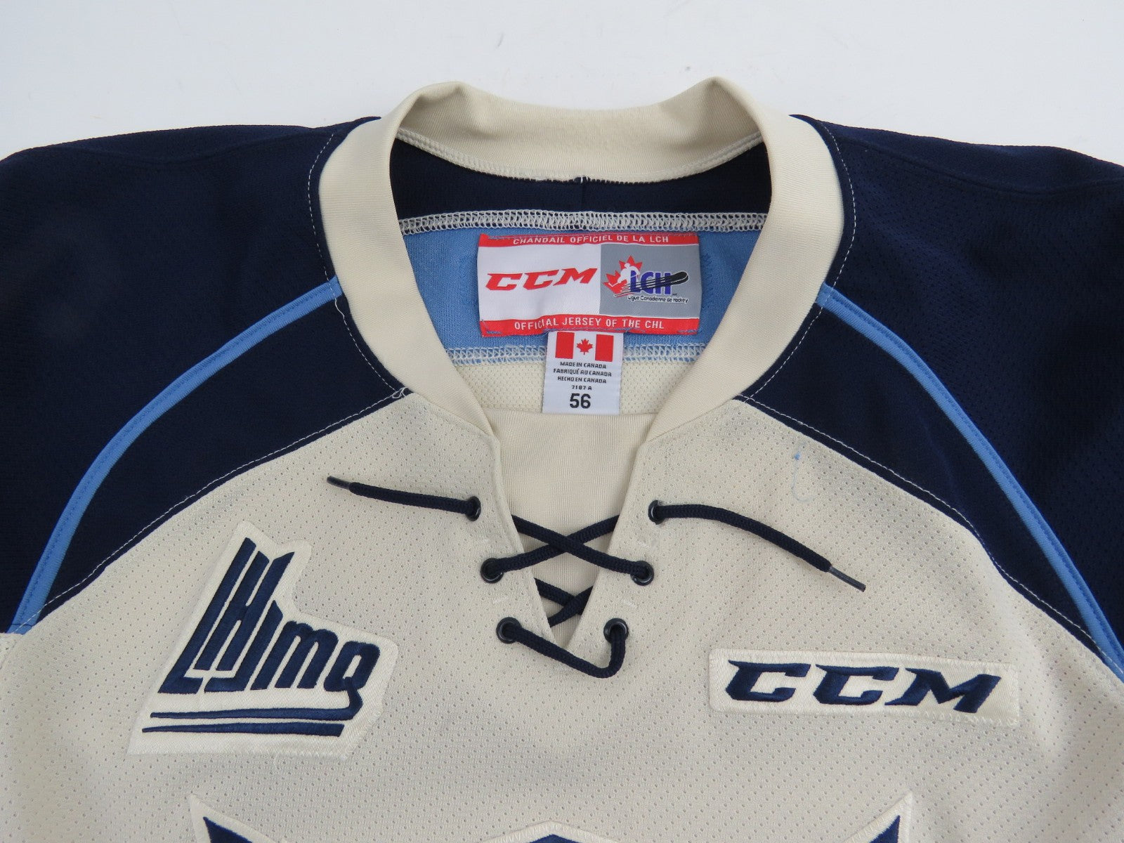 CCM Sherbrooke Phoenix QMJHL Game Worn Authentic Hockey Game Jersey CHL 56 #26
