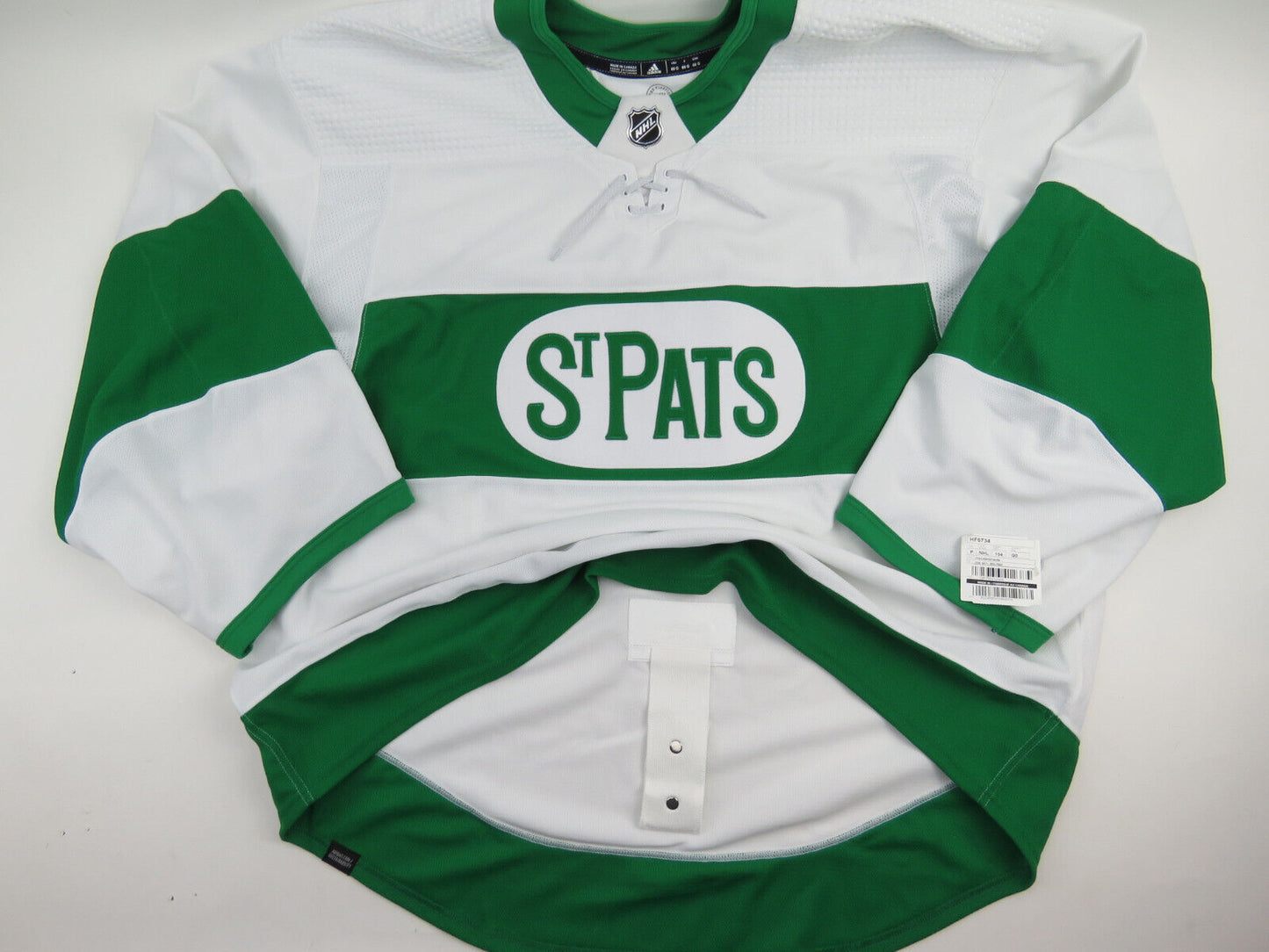 Team Issued Toronto Maple Leafs ST PATS Authentic NHL Hockey Jersey 60 GOALIE