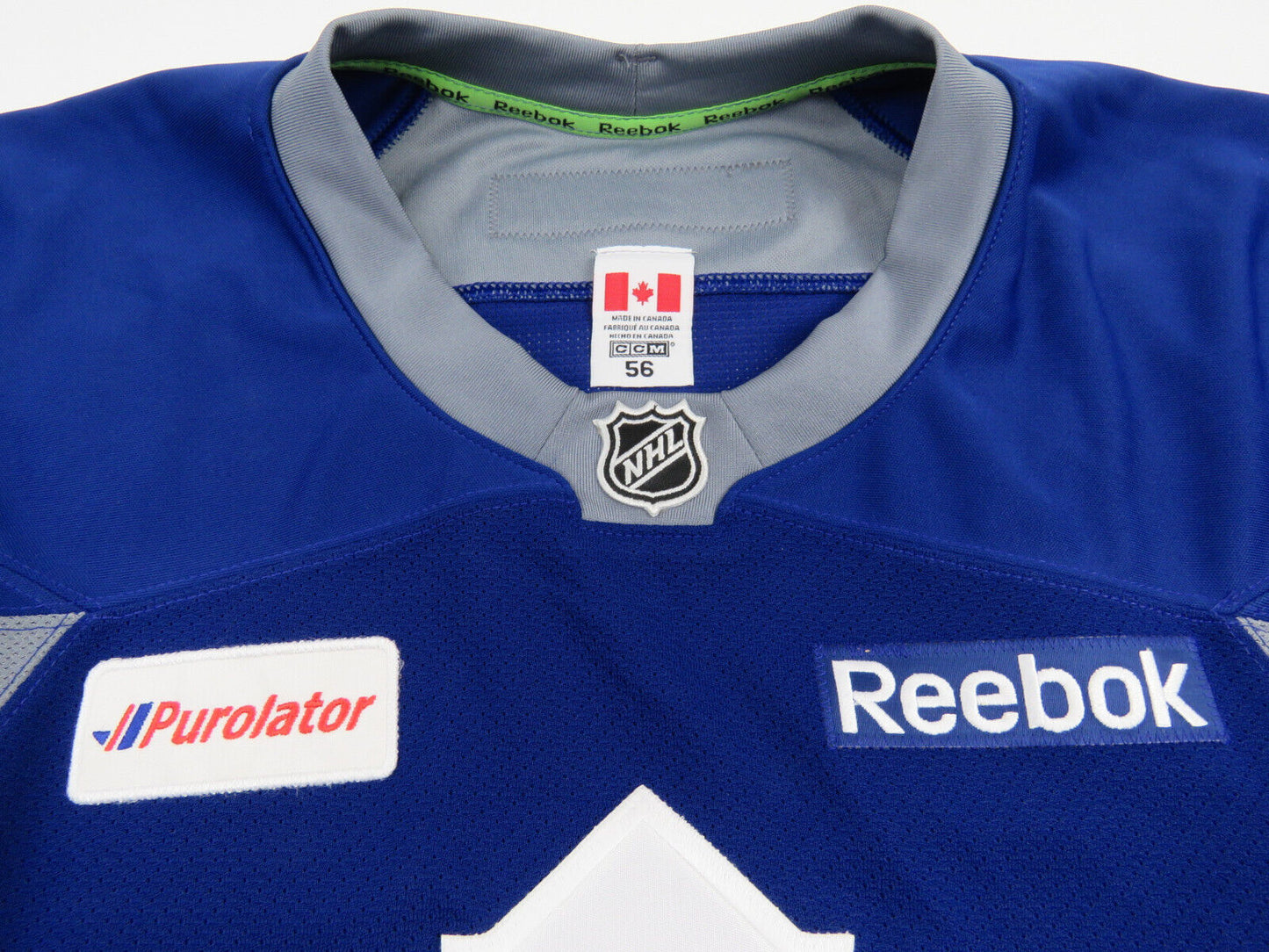 NEW Reebok Toronto Maple Leafs Practice Worn Authentic NHL Hockey Jersey Size 56