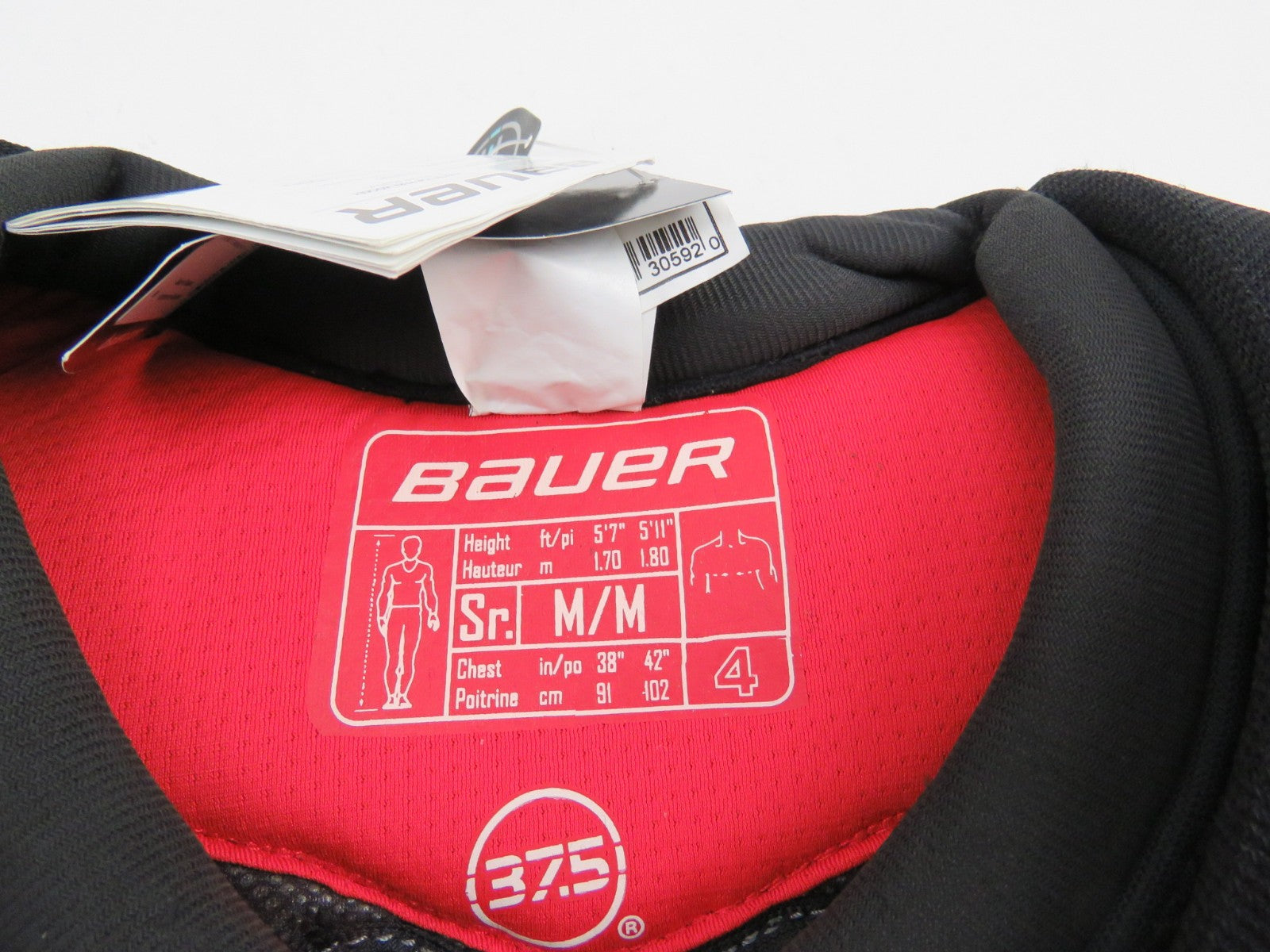 Bauer Vapor 1X Lite NHL Pro Stock Hockey Player Shoulder Pads Senior Size Medium