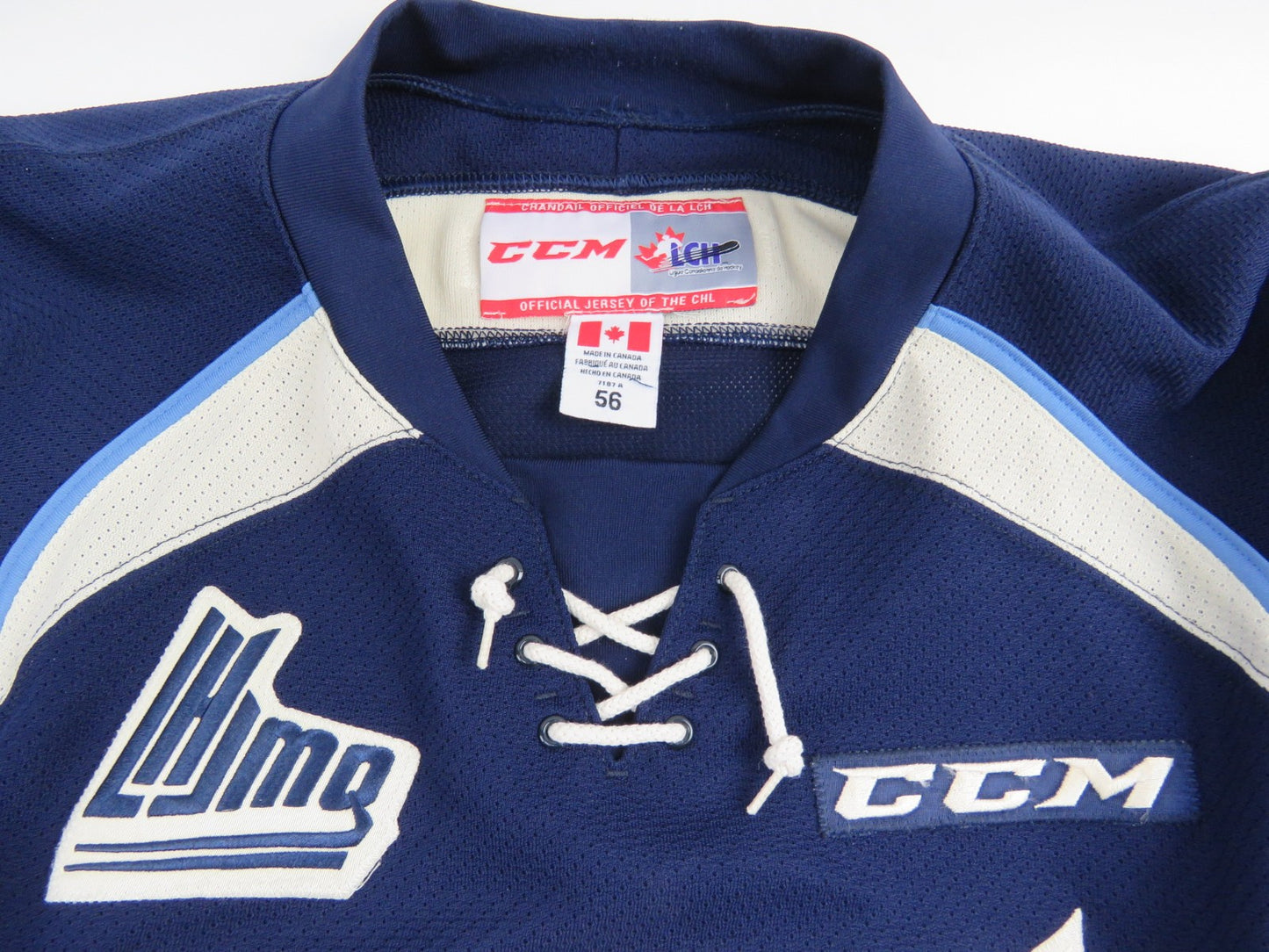 CCM Sherbrooke Phoenix QMJHL Game Worn Authentic Hockey Game Jersey CHL 56 #48