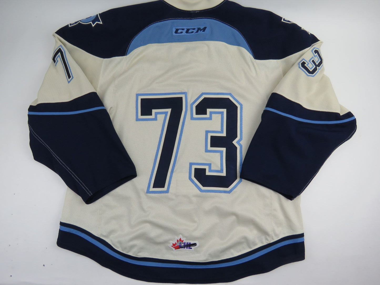 CCM Sherbrooke Phoenix QMJHL Game Worn Authentic Hockey Game Jersey CHL 56 #73