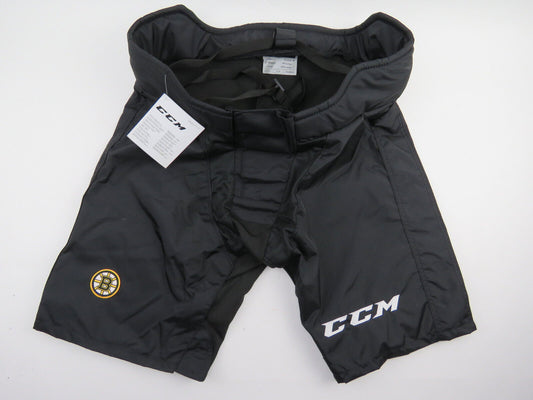 CCM Boston Bruins NHL Pro Stock Hockey Player Girdle Pant Shell 9K XL Black NWT