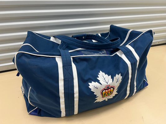 JRZ Toronto Marlies AHL Pro Stock Hockey Team Equipment Travel Bag Player Leafs