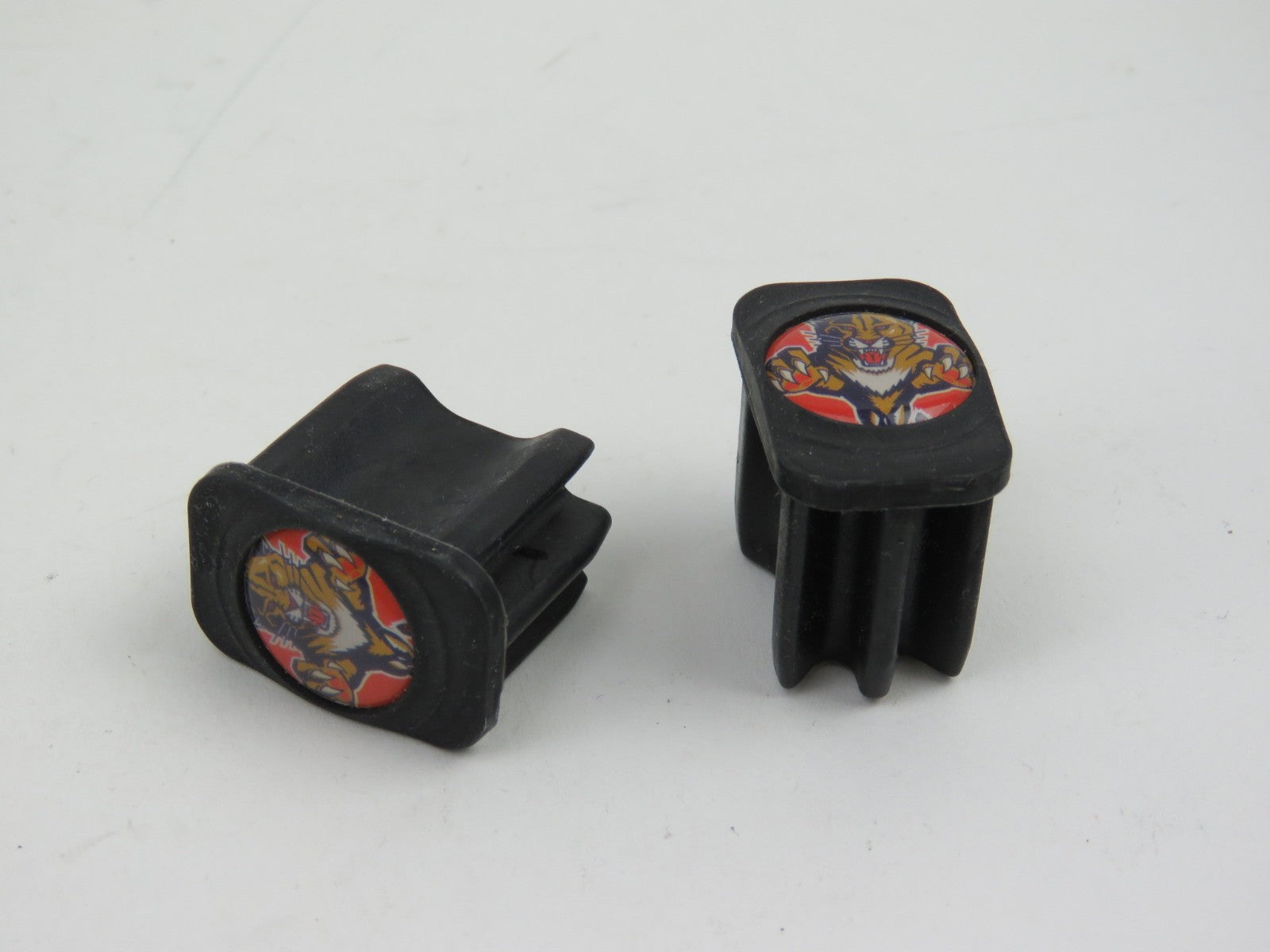 Florida Panthers Old Logo NHL Team Issued Pro Stock Hockey Stick End Cap 1 pair