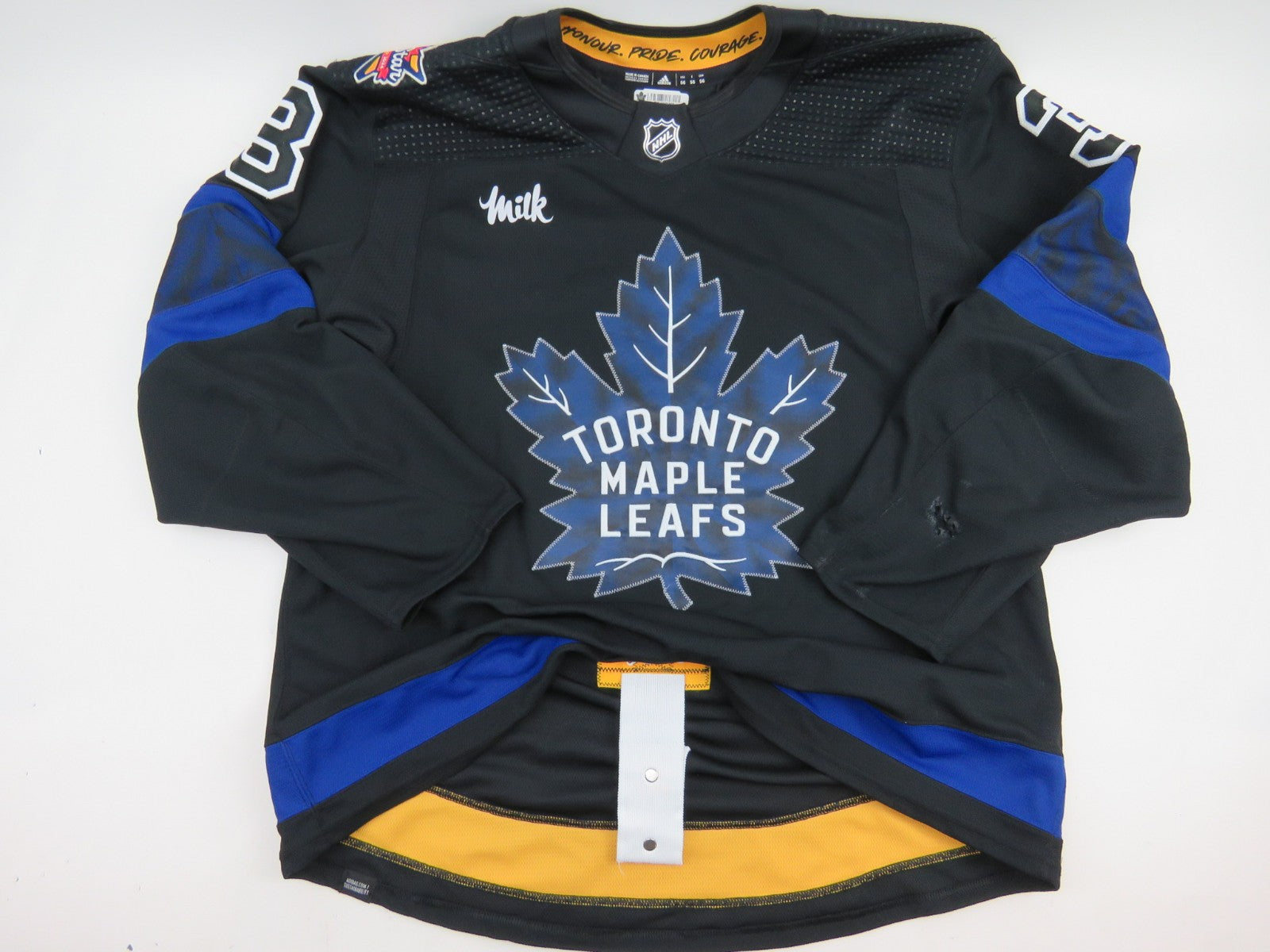 Game Worn Fanatics Toronto Maple Leafs Flipside Next Gen Hockey Jersey KLINGBERG
