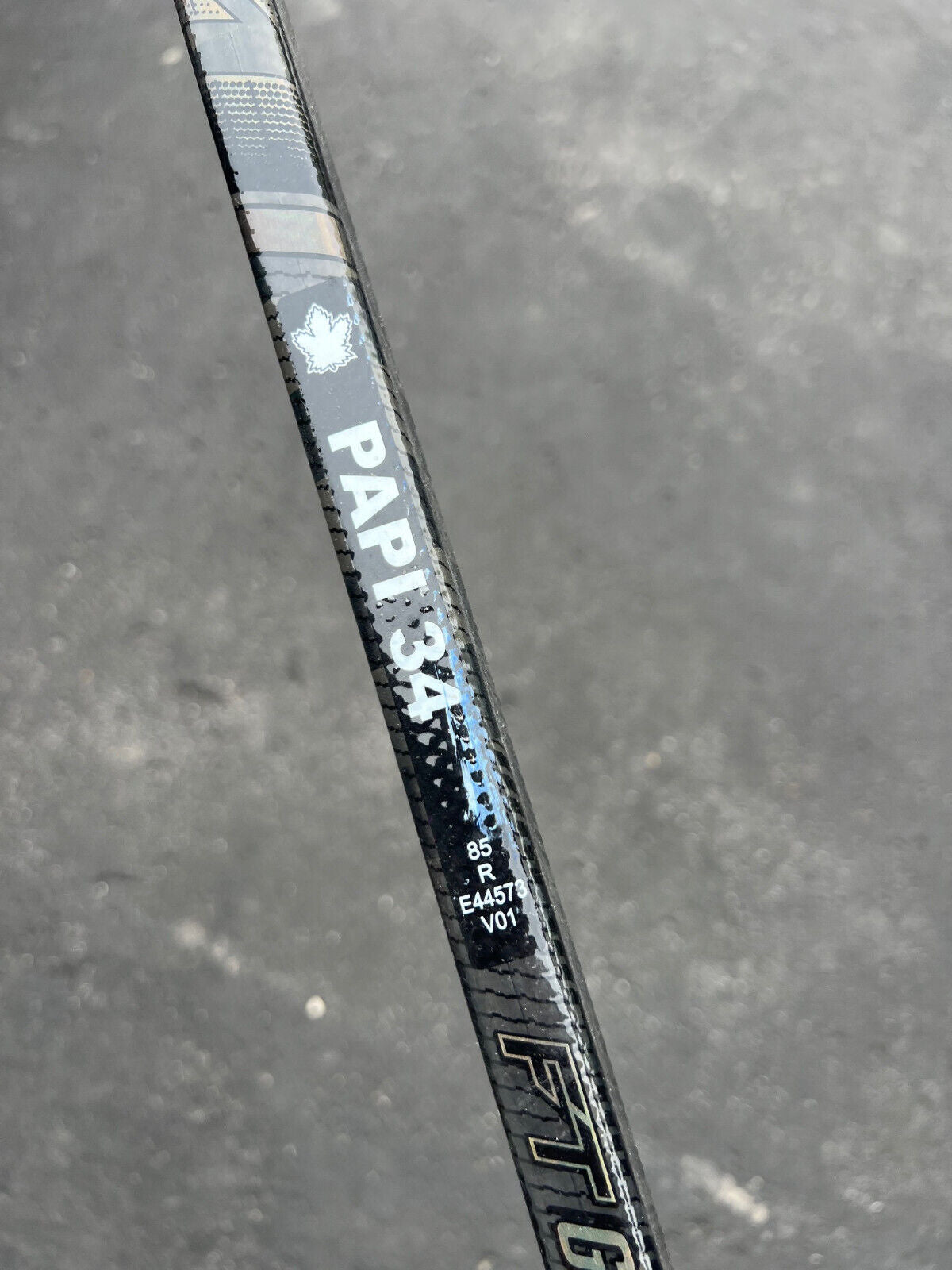 Auston Matthews CCM FT GHOST Game Used NHL Pro Stock Hockey Stick 85 Left LH