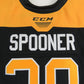 CCM Kingston Frontenacs OHL Pro Stock Game Worn Hockey Jersey SPOONER 58 GOALIE
