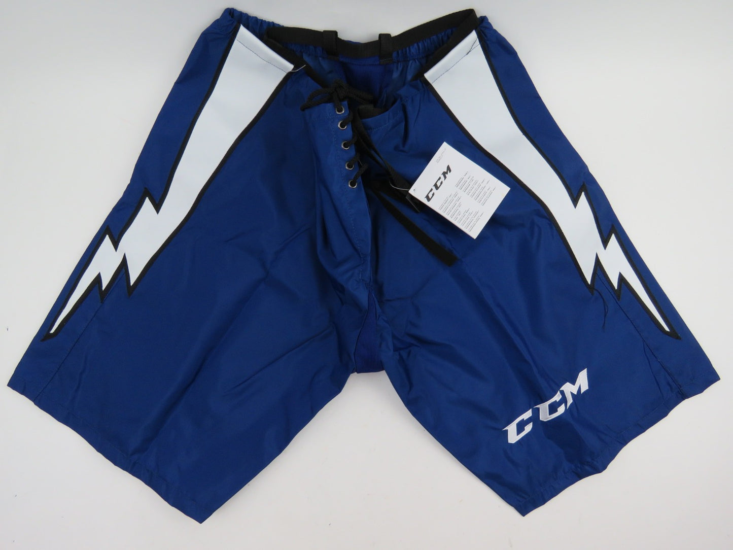 CCM PP10 Tampa Bay Lightning NHL Pro Stock Hockey Player Pant Shell Blue XL +1
