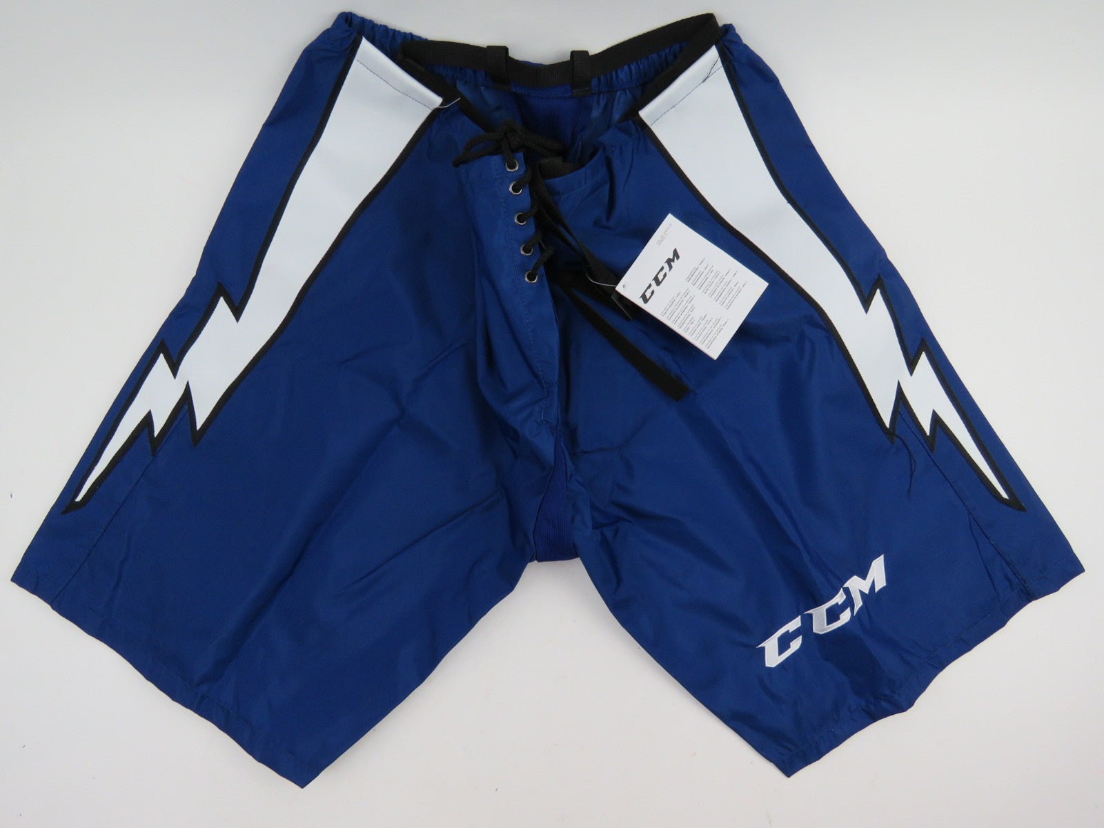 CCM PP10 Tampa Bay Lightning NHL Pro Stock Hockey Player Pant Shell Blue XL +1