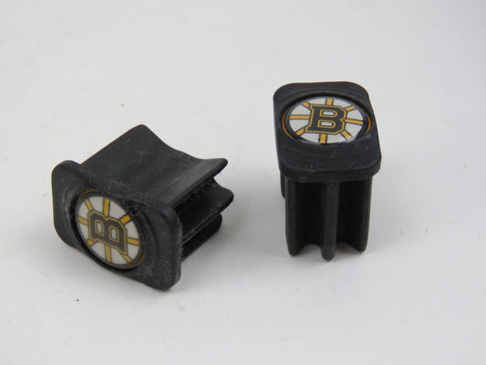 Boston Bruins NHL Team Issued Pro Stock Hockey Stick End Cap (1 pair)