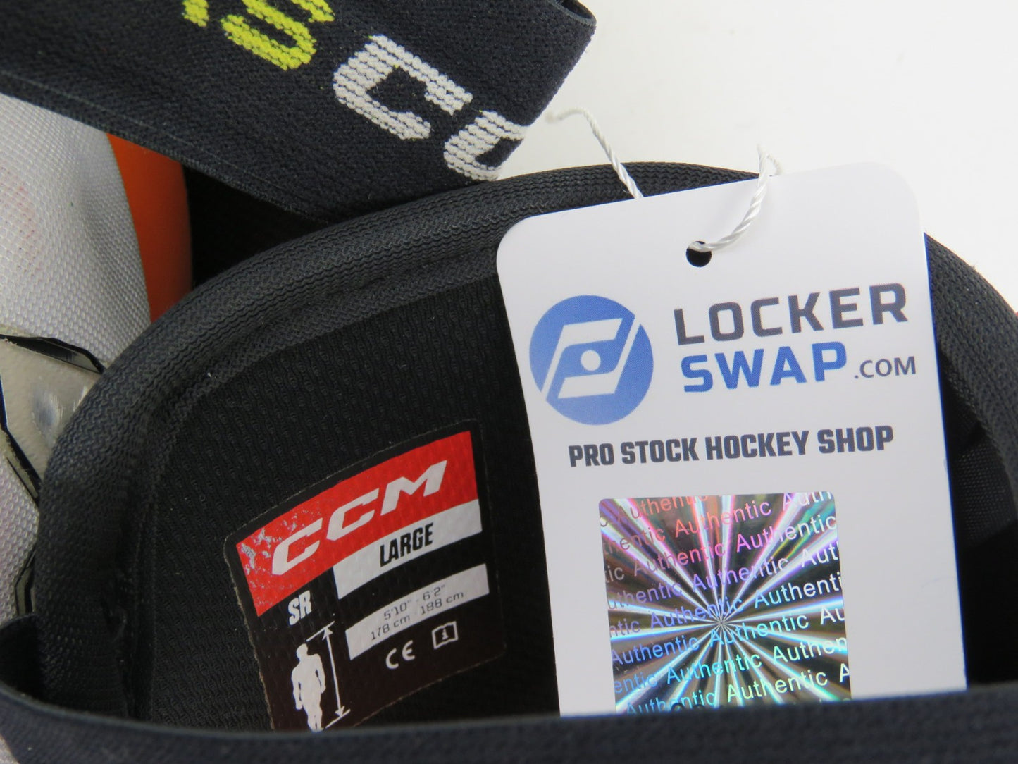 CCM Tacks AS-V PRO NHL Pro Stock Hockey Player Elbow Pads Protective Size Large