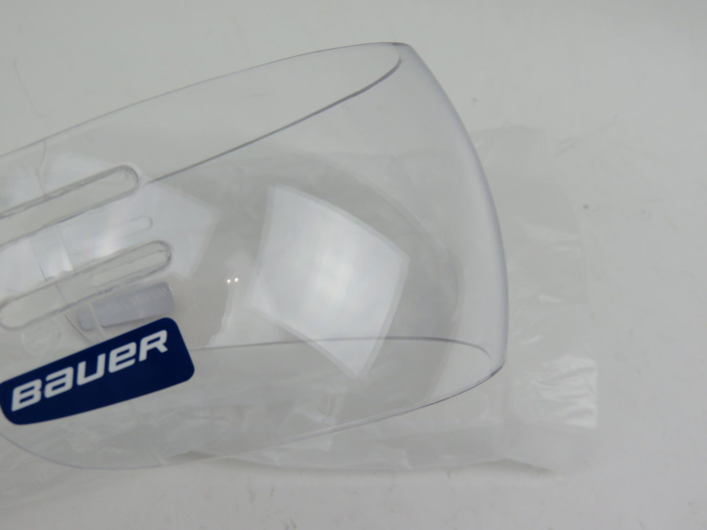 Bauer 55P Clear Straight NHL Pro Stock Team Issued Hockey Helmet Visor