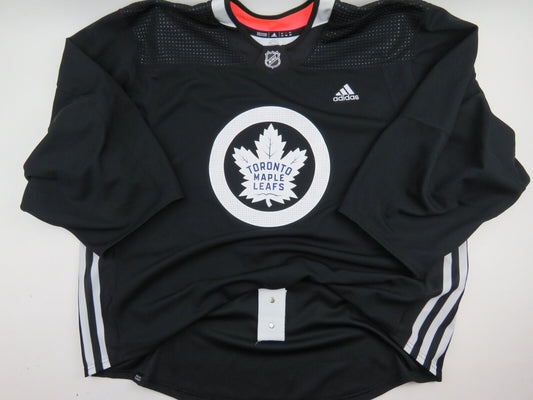 Adidas Toronto Maple Leafs Practice Worn Authentic NHL Hockey Jersey 60 GOALIE