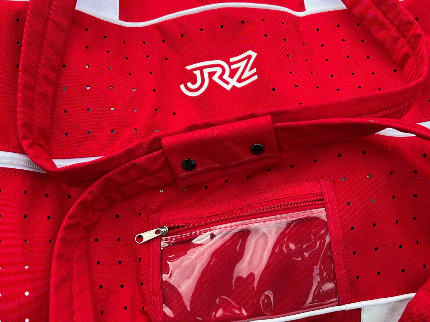 JRZ Toronto Marlies AHL Pro Stock Hockey Team Equipment Travel Bag Player Red