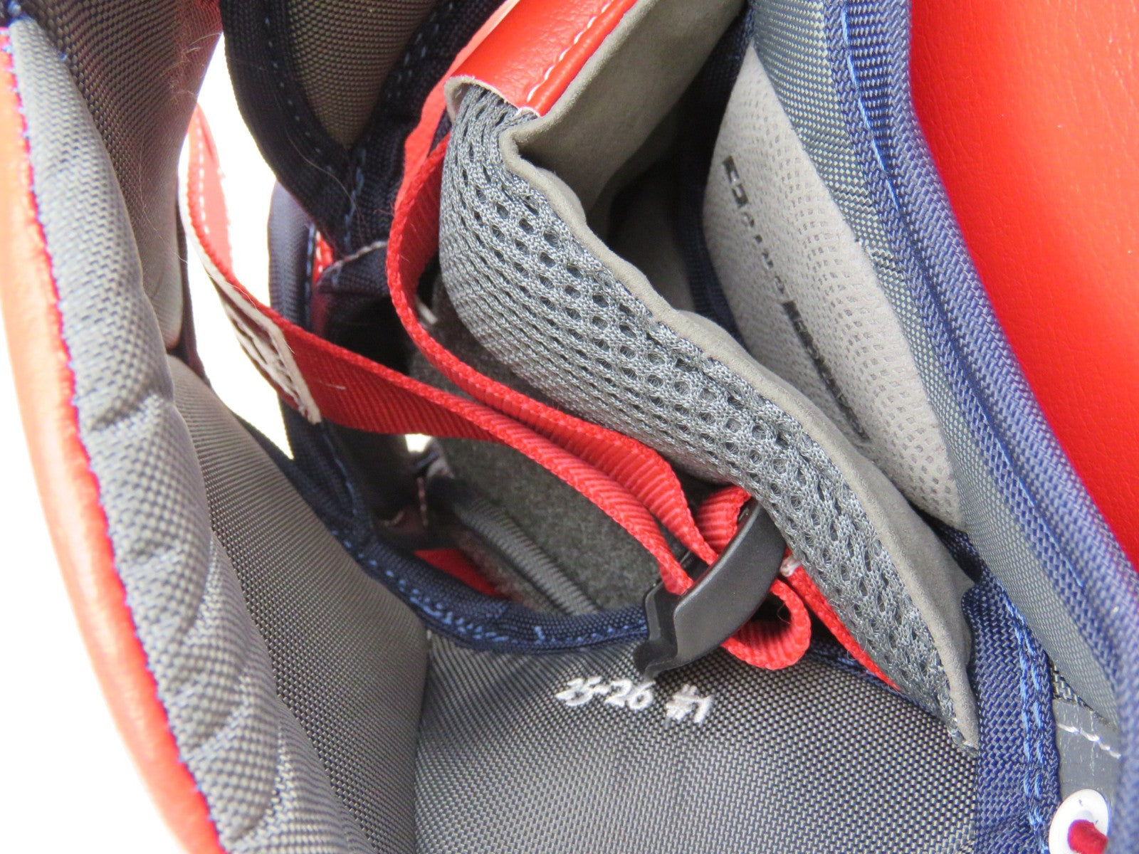 Bauer Vapor FlyLite Oshawa Generals Pro Stock Hockey Goalie Glove Blocker Set