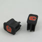 Calgary Flames NHL Team Issued Pro Stock Hockey Stick End Cap (1 pair)