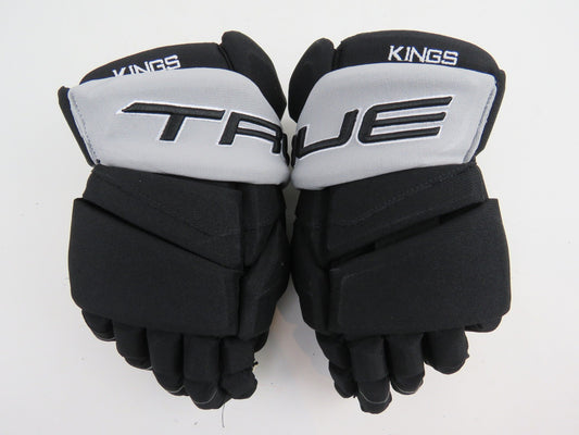 New TRUE NHL Pro Stock Los Angeles Kings Hockey Gloves Senior Size 13.5" Black