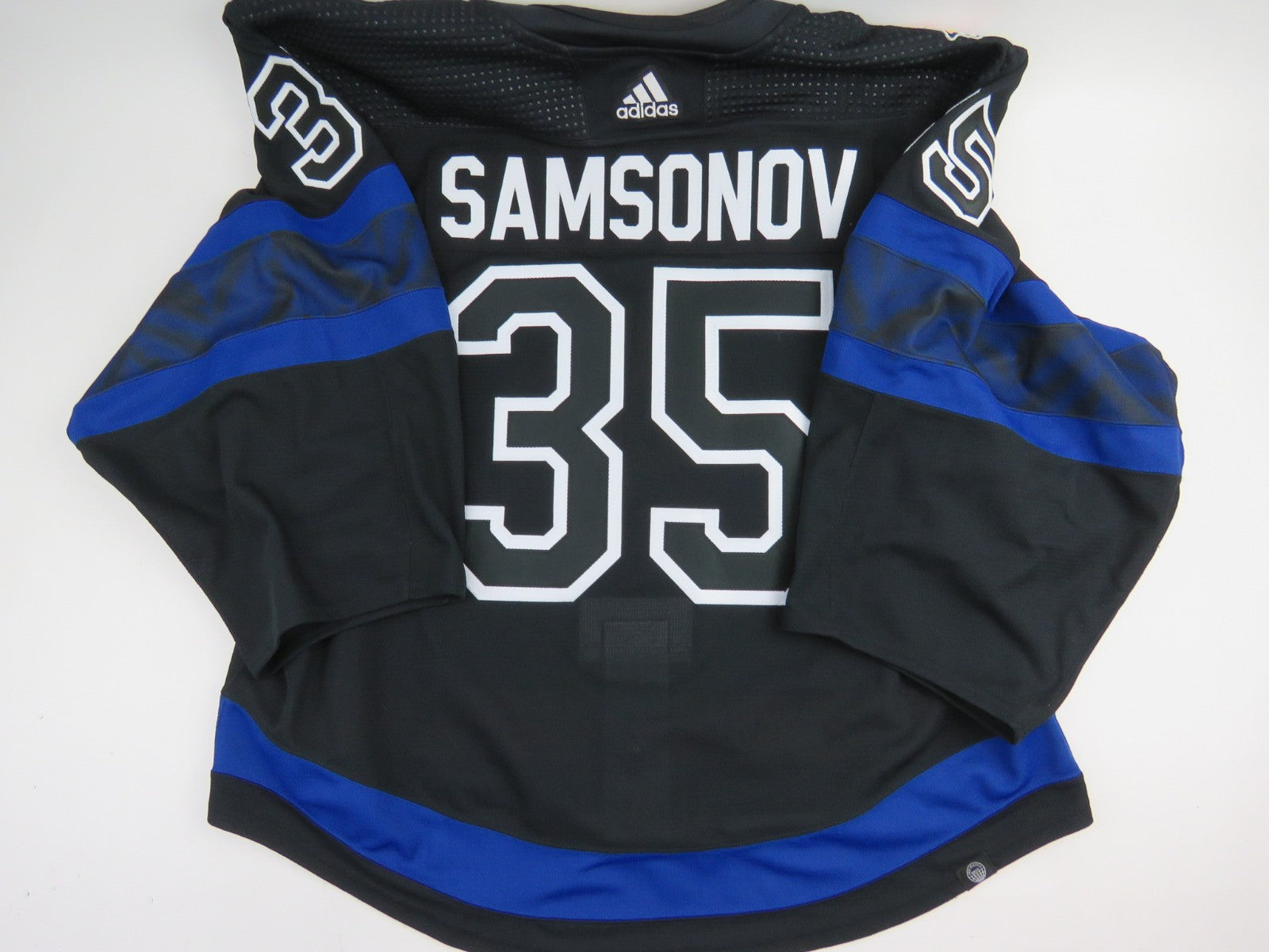 Adidas Toronto Maple Leafs Flipside Next Gen Hockey Game Jersey SAMSONOV Goalie