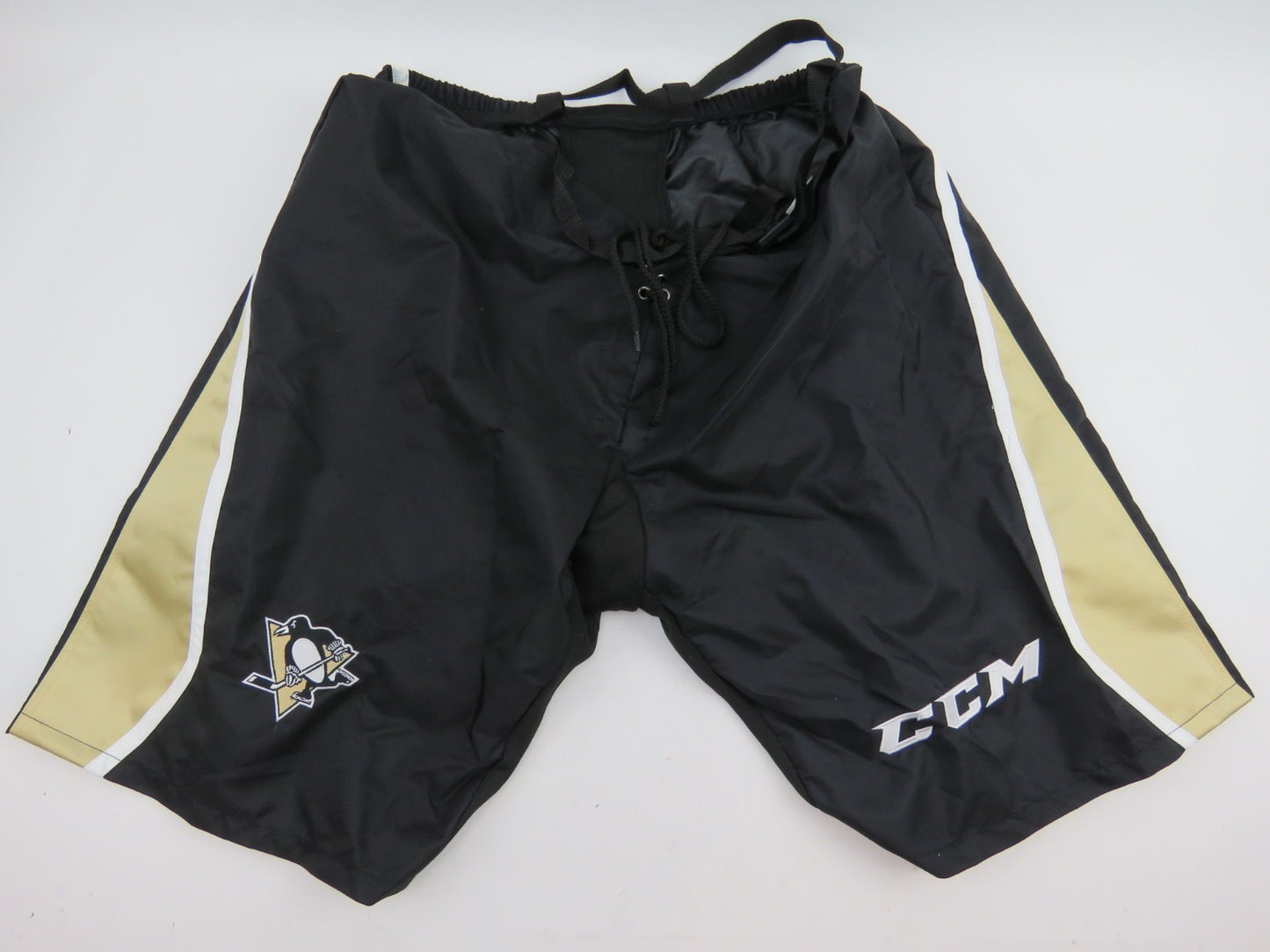 CCM PP10 Pittsburgh Penguins NHL Pro Stock Hockey Player Pant Shell Large +1
