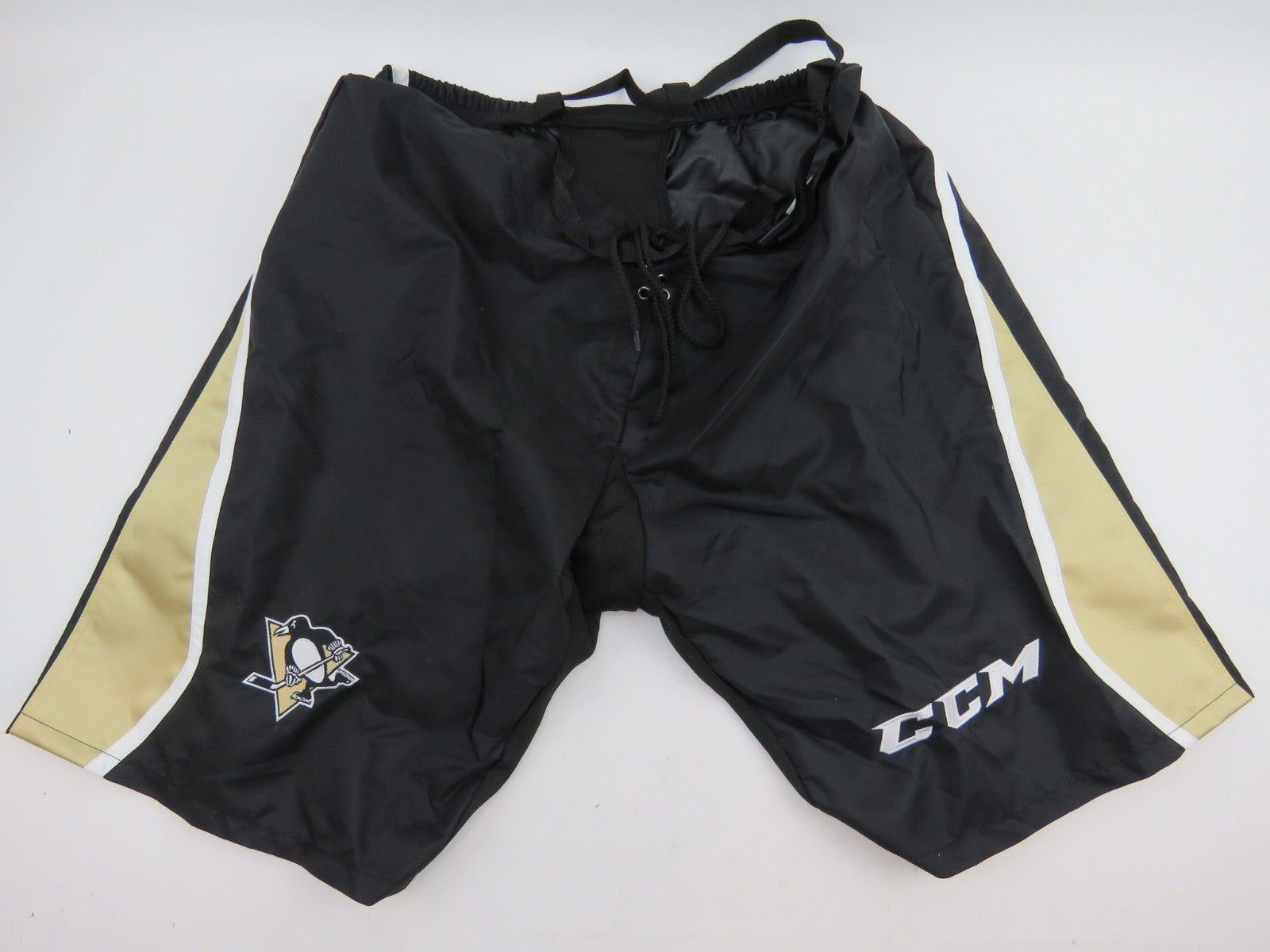 CCM PP10 Pittsburgh Penguins NHL Pro Stock Hockey Player Pant Shell Large +1