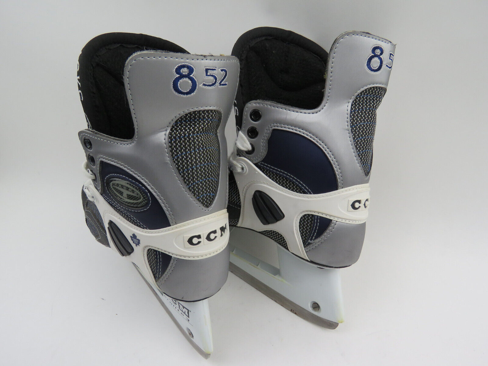 CCM 852 Super Tacks NHL Pro Stock Hockey Player Skates Senior 8.5 Maple Leafs