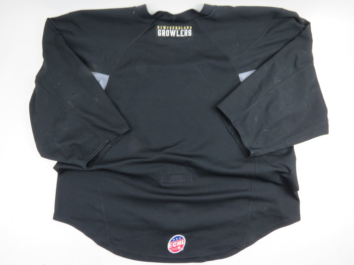 CCM Newfoundland Growlers ECHL Pro Stock Practice Hockey Jersey Black GOALIE