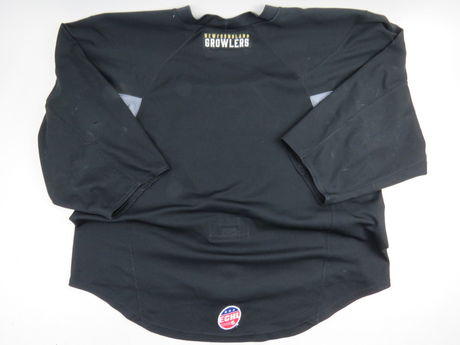 CCM Newfoundland Growlers ECHL Pro Stock Practice Hockey Jersey Black GOALIE