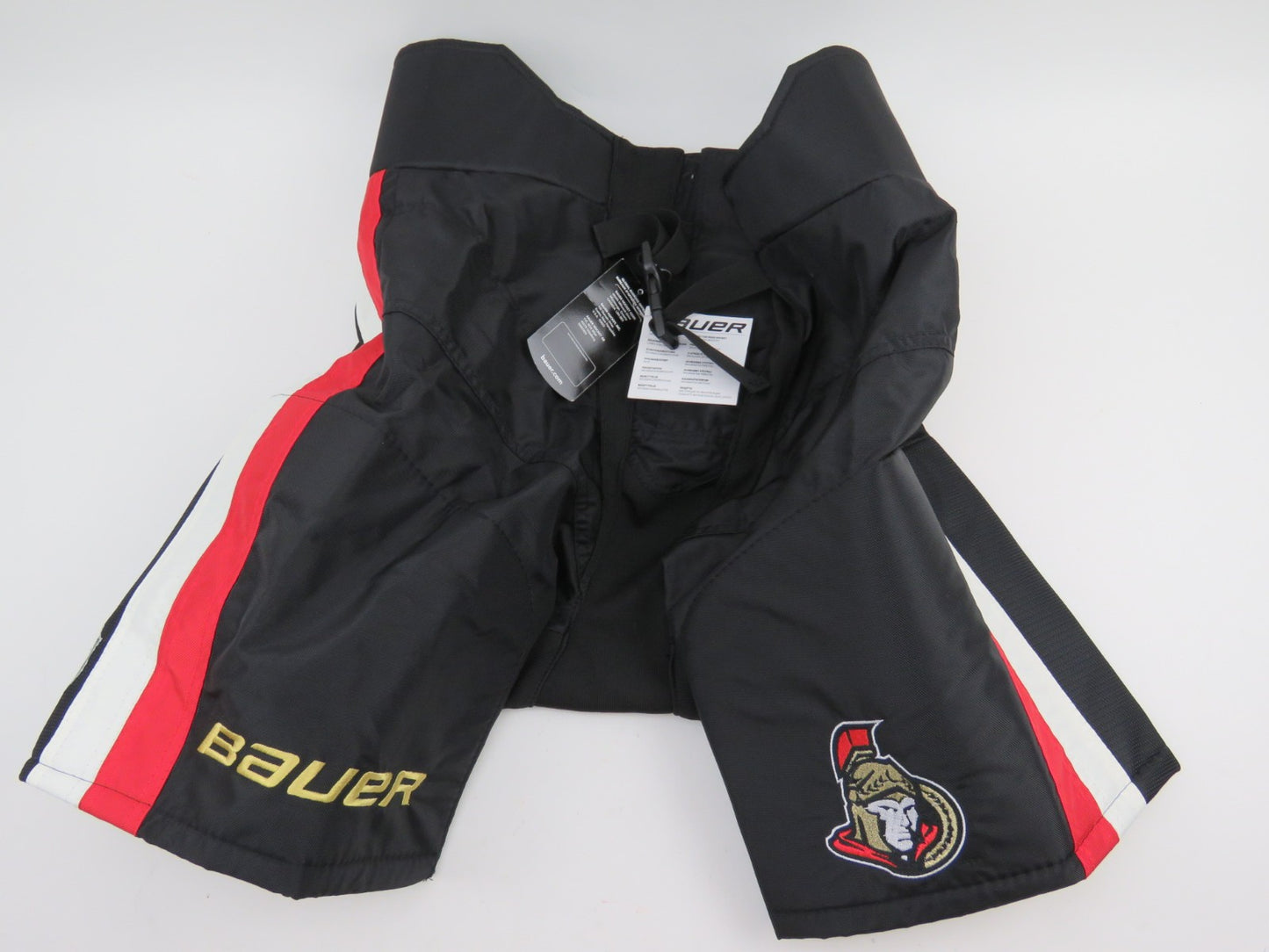 Bauer Supreme Ottawa Senators NHL Pro Stock Hockey Player Girdle Pant Shell M