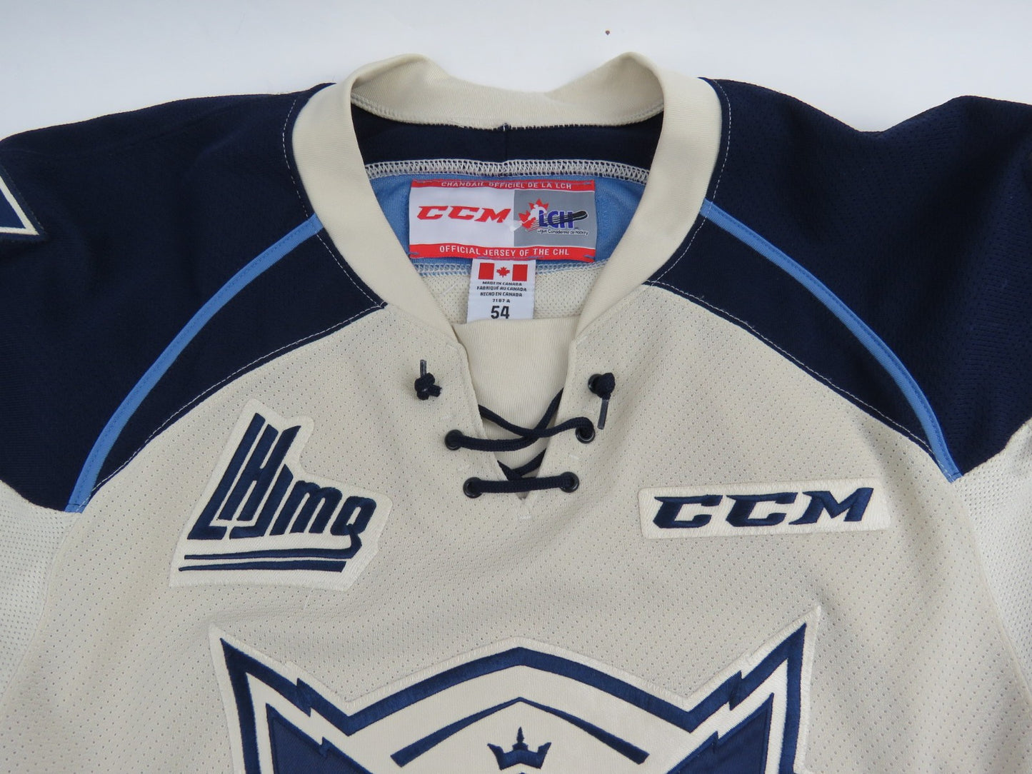 CCM Sherbrooke Phoenix QMJHL Game Worn Authentic Hockey Game Jersey CHL 54 #69