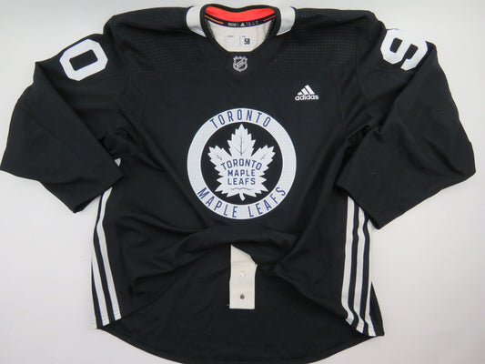 Adidas Toronto Maple Leafs Practice Worn Authentic NHL Hockey Jersey Size 58 #90