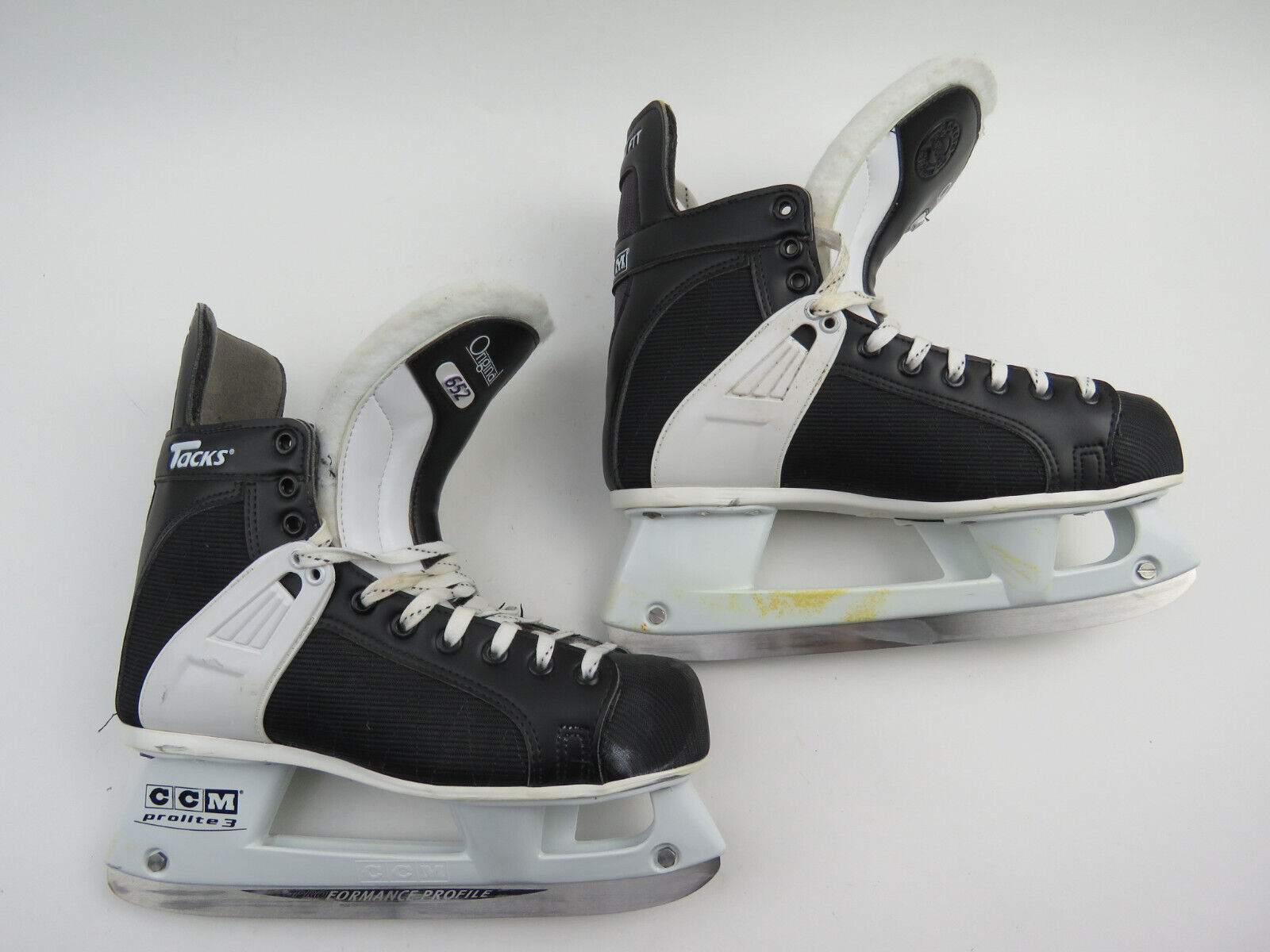 CCM Original TACKS 652 Custom NHL Pro Stock Hockey Player Skates Senior 8.5 MiC