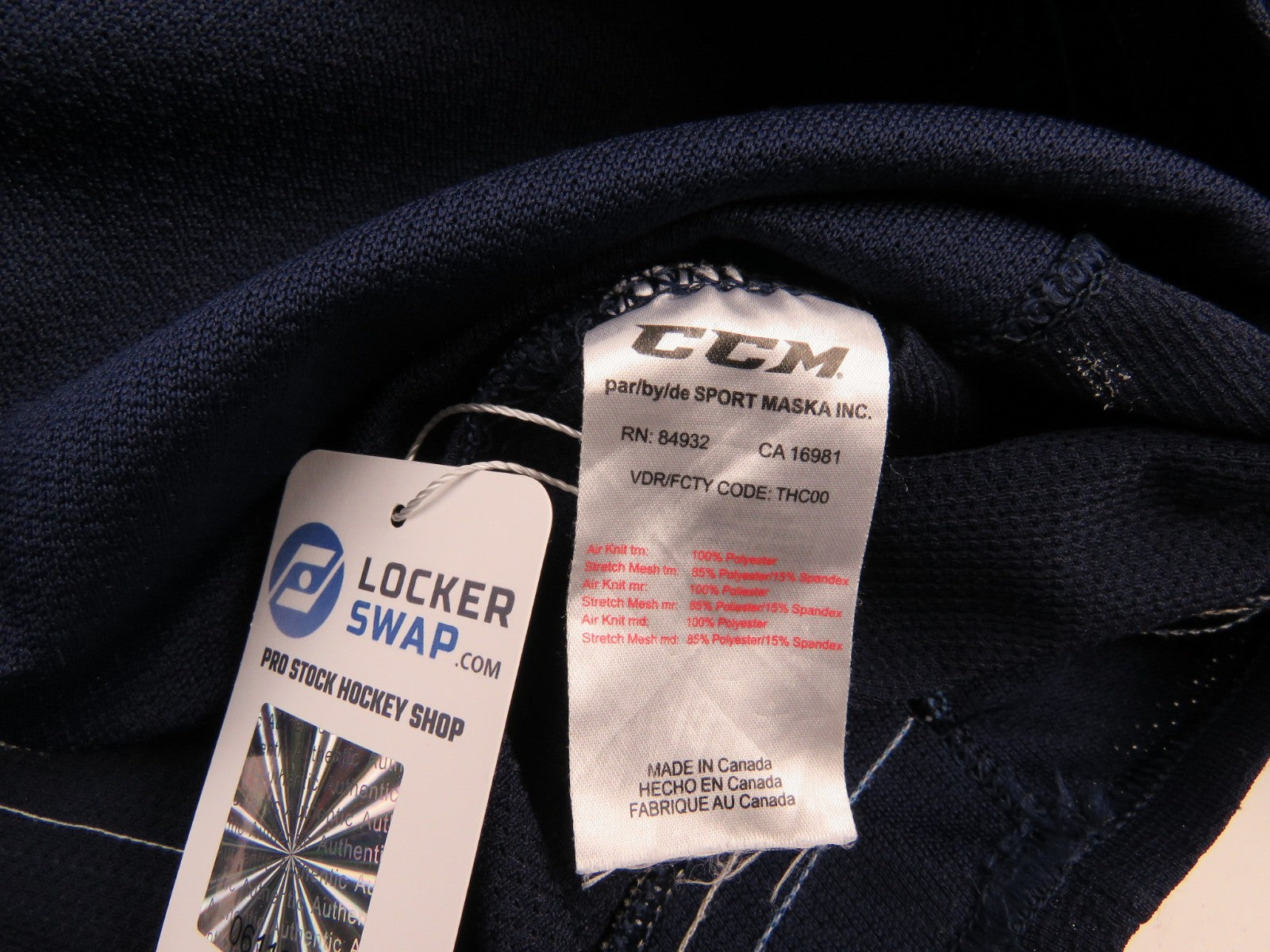 CCM Sherbrooke Phoenix QMJHL Game Worn Authentic Hockey Game Jersey CHL 54 #47