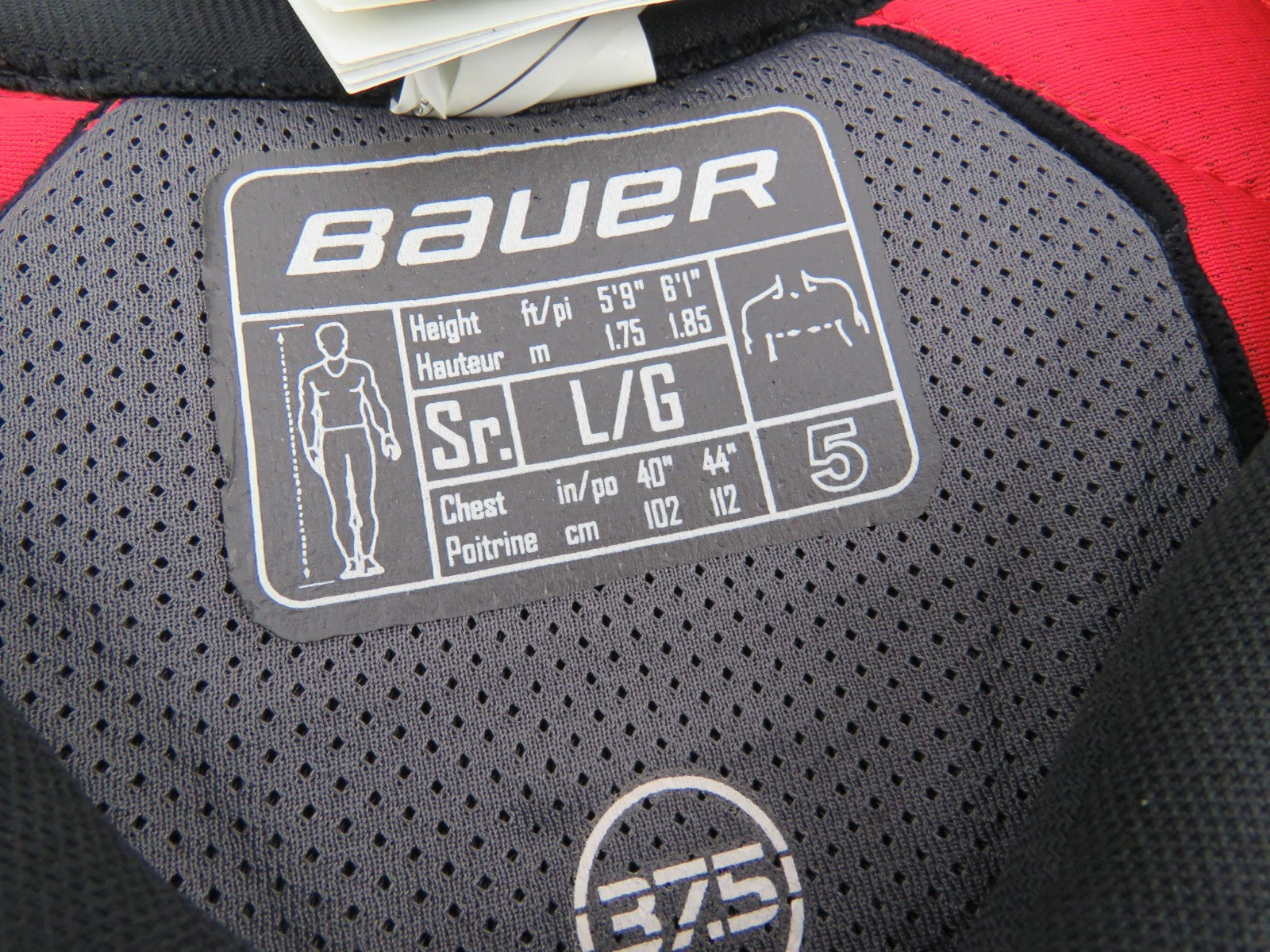 Bauer Vapor 1X NHL Pro Stock Hockey Player Shoulder Pads Senior Size Large