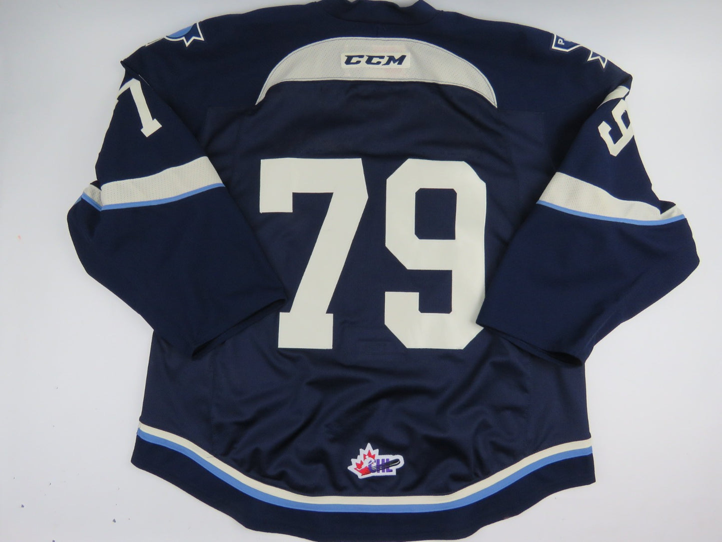 CCM Sherbrooke Phoenix QMJHL Game Worn Authentic Hockey Game Jersey CHL 56 #79