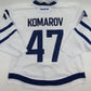 Leo Komarov 2016-17 Game Worn Toronto Maple Leafs NHL 100th Hockey Jersey COA