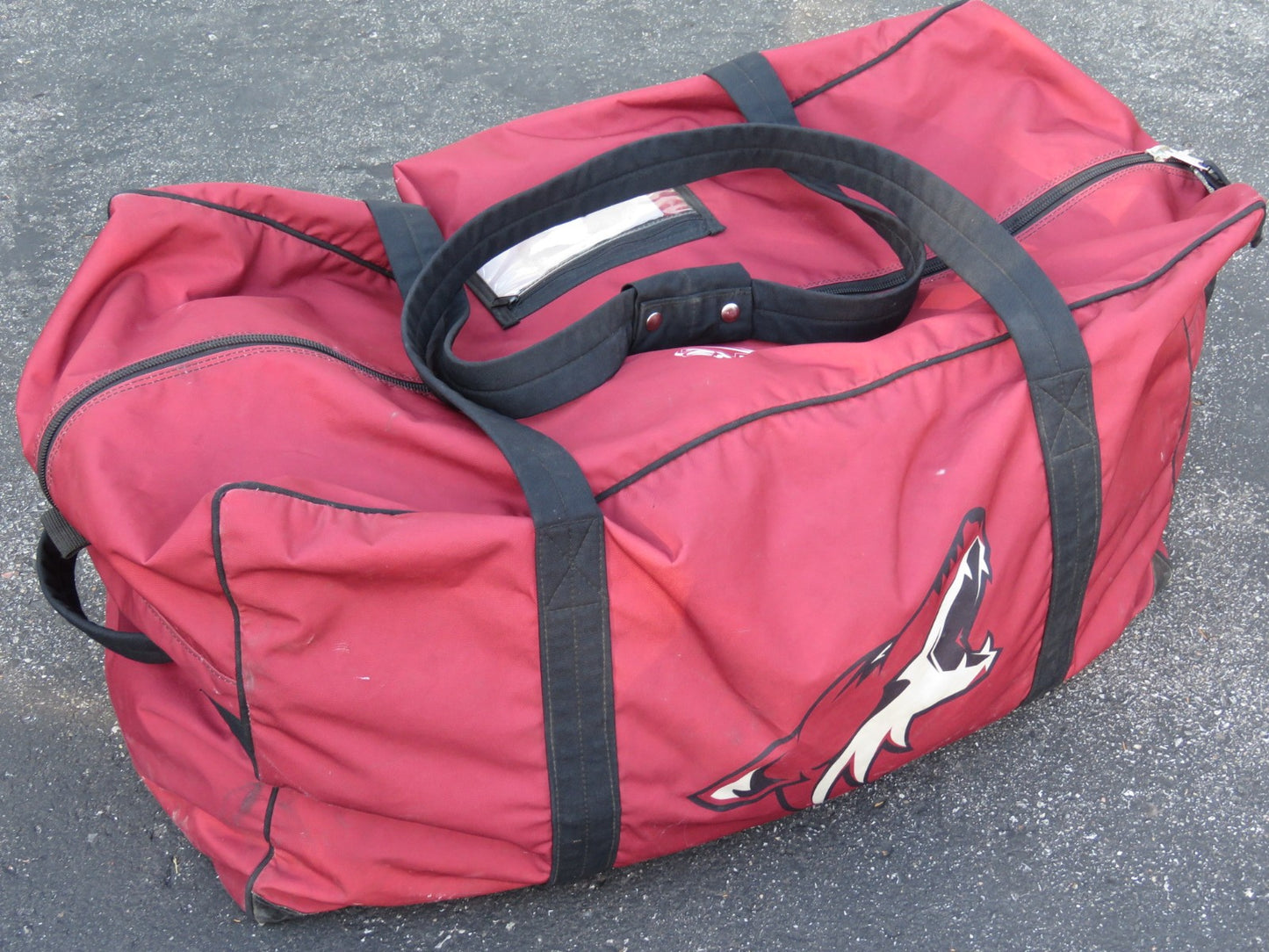 JRZ Arizona Phoenix Coyotes NHL Pro Stock Hockey Equipment Travel Bag Player Red