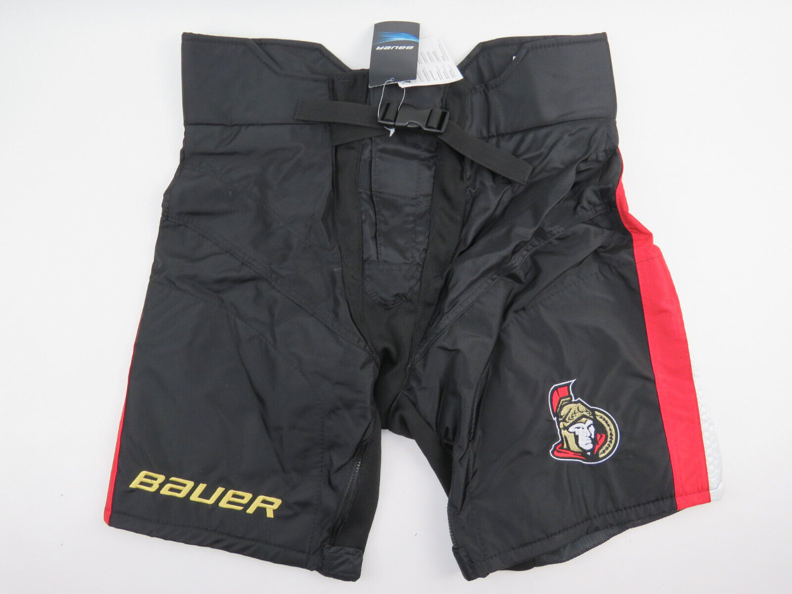 Bauer Supreme Ottawa Senators NHL Pro Stock Hockey Girdle Pant Shell Large Black