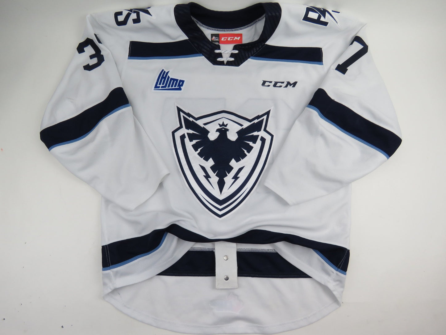 CCM Sherbrooke Phoenix QMJHL Game Worn Authentic Hockey Game Jersey CHL 54 #37