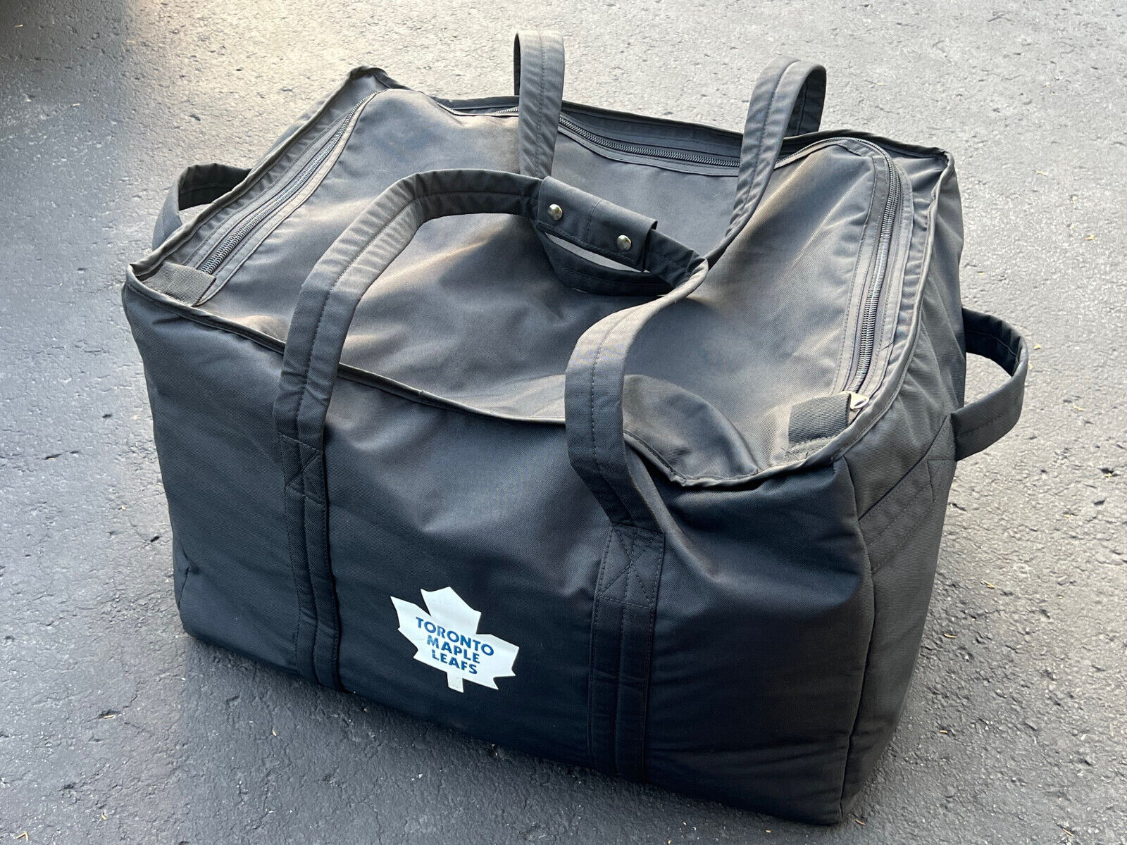 JRZ Toronto Maple Leafs NHL Pro Stock Hockey Player Equipment Travel Bag Black