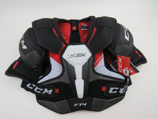 CCM JetSpeed FT4 NHL Pro Stock Hockey Player Shoulder Pads Senior Size Large NWT