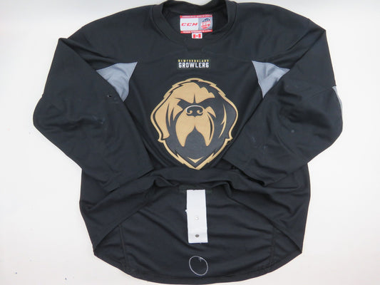 CCM Newfoundland Growlers ECHL Pro Stock Practice Hockey Jersey Black 58