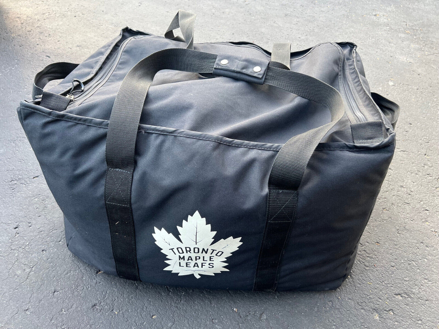 JRZ Toronto Maple Leafs NHL Pro Stock Hockey Player Equipment Travel Bag Black