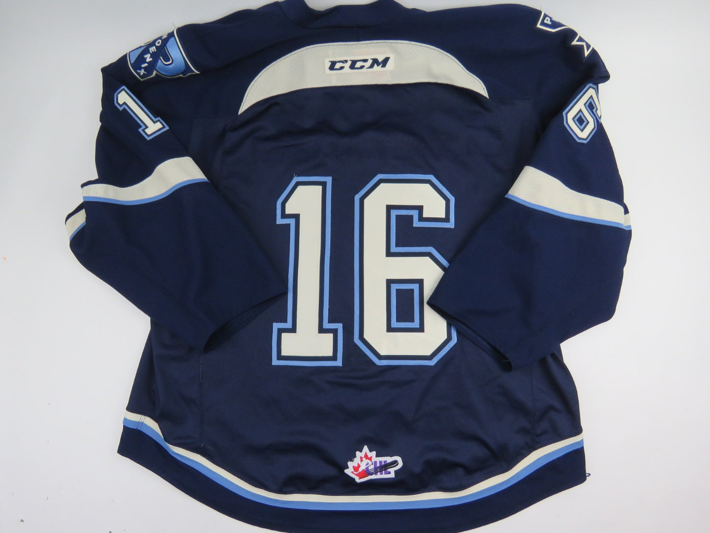 CCM Sherbrooke Phoenix QMJHL Game Worn Authentic Hockey Game Jersey CHL 56 #16