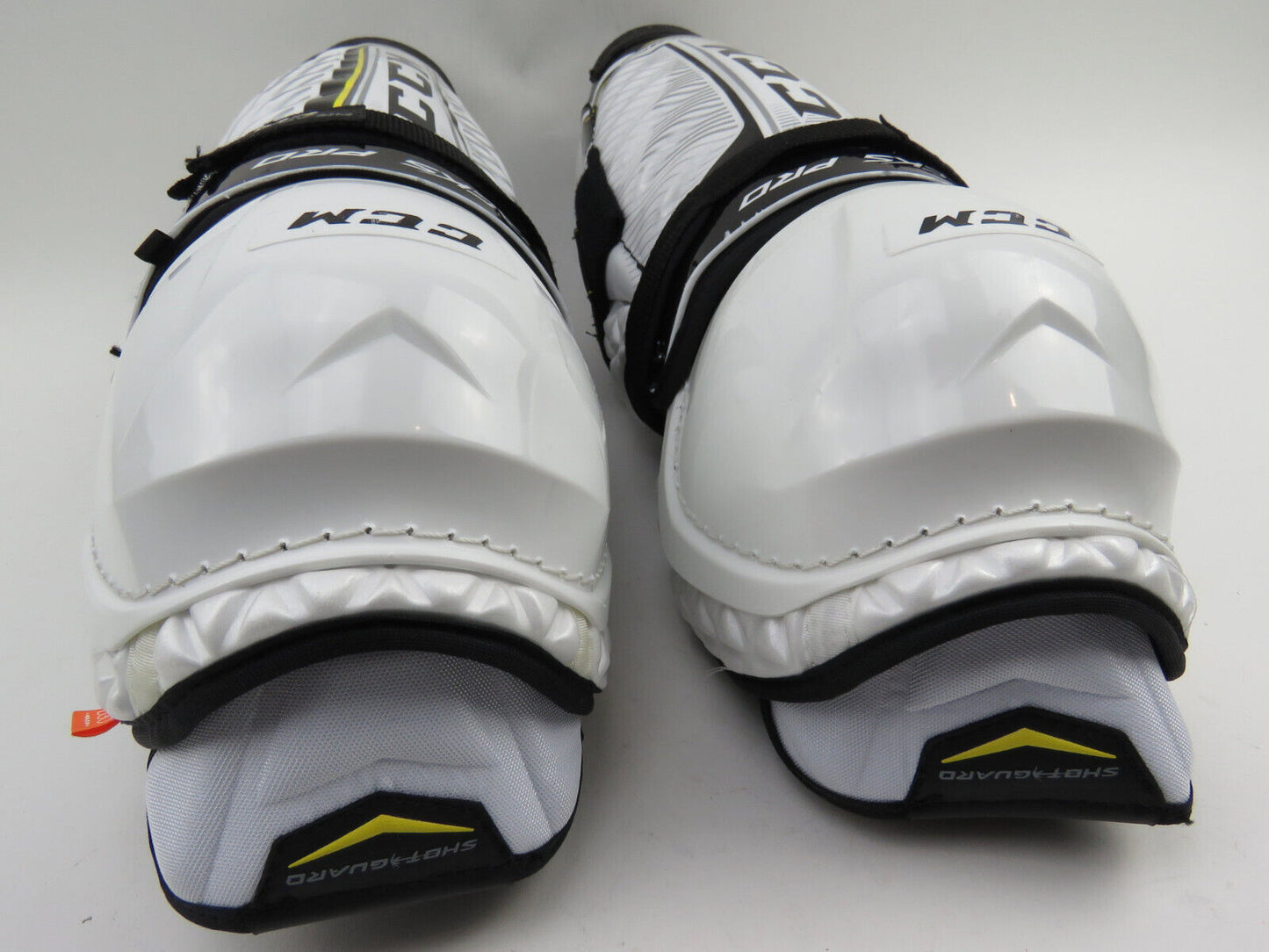 CCM Tacks Pro NHL Pro Stock Ice Hockey Player Shin Pads Protective Senior 15"