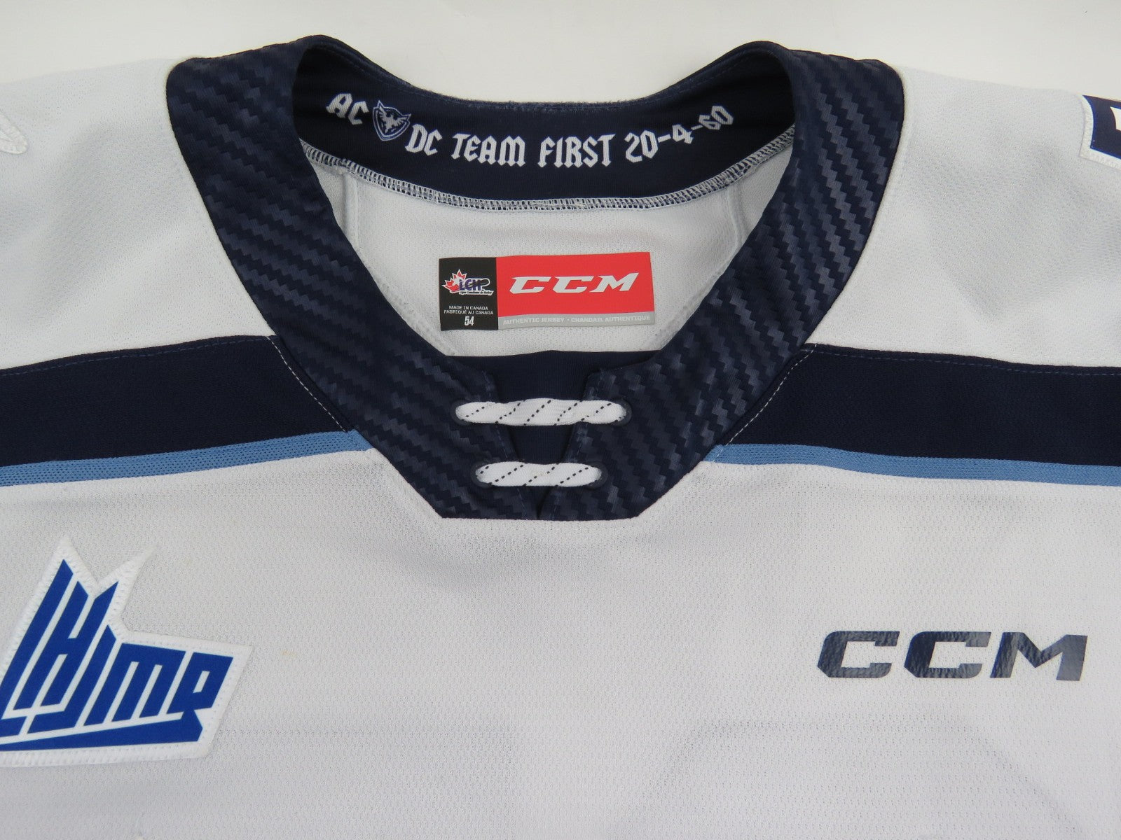 CCM Sherbrooke Phoenix QMJHL Game Worn Hockey Game Jersey CHL 54 #27 GIROUX