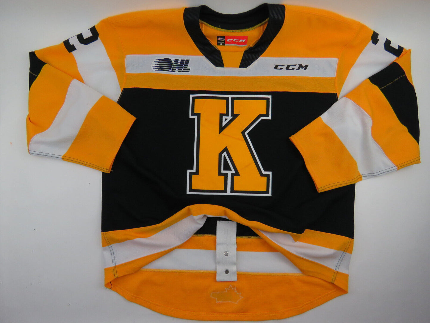 CCM Kingston Frontenacs OHL Pro Stock Game Worn Hockey Jersey Size 58 BRAND