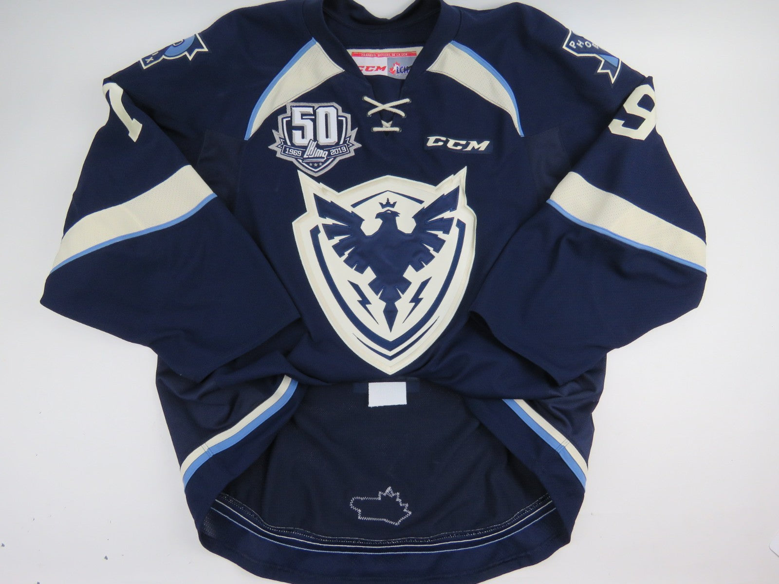 CCM Sherbrooke Phoenix QMJHL Game Worn Authentic Hockey Game Jersey CHL 56 #79